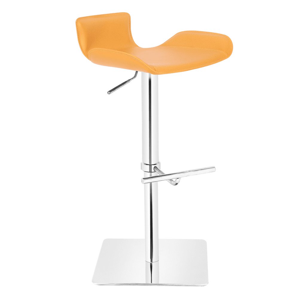 Favoloso Signature Real Leather Bar Stool Mustard
