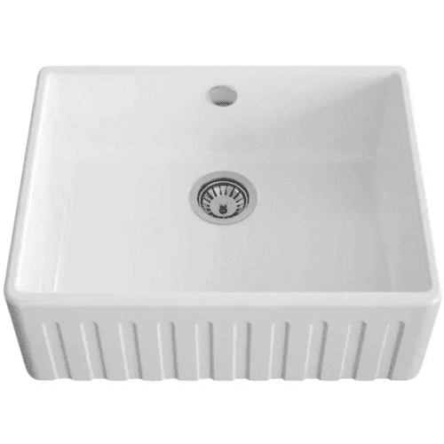 Fluted Ceramic Sink (Belfast) 450 x 595mm