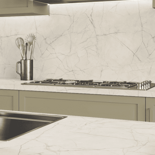 Formica Originals 22mm Square Edge Worktops - Aura Marble - Satin NDF PP9669