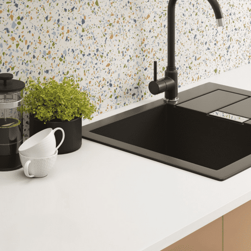 Formica Originals 22mm Square Edge Worktops - Crisp White - Essence PP6340