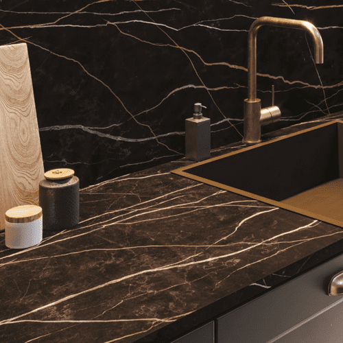 Formica Originals 22mm Square Edge Worktops - Sahara Noir - Essence PP9921