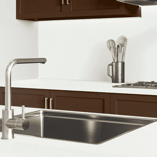Formica Originals 22mm Square Edged Worktops - Platinum White - Platinum Etchings PP7680