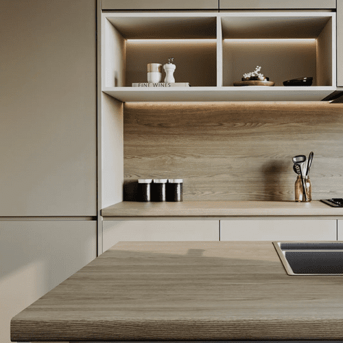 Formica Originals 38mm Postformed Worktops - Ashen Oak - Essence PP5851
