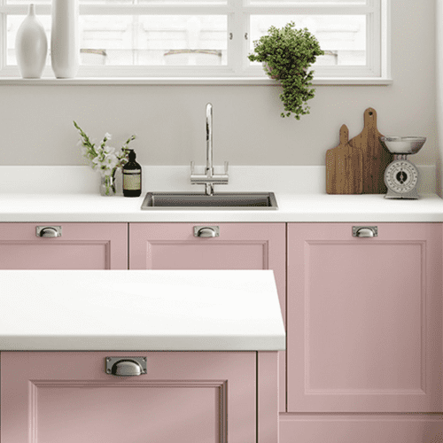 Formica Originals 38mm Postformed Worktops - Crisp White - Essence PP6340