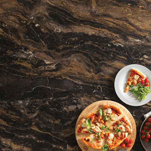 Formica Originals 38mm Postformed Worktops - Marbled Cappuccino - Etchings 48 PP9482