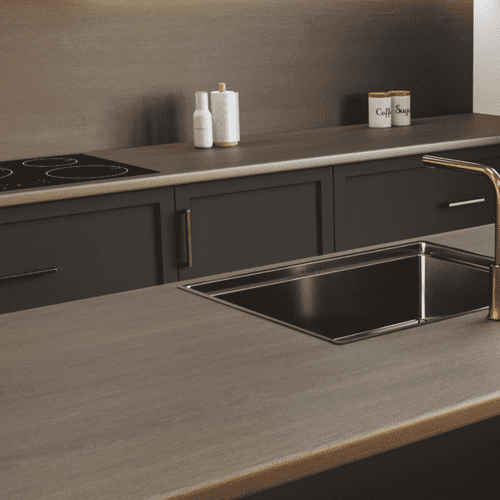 Formica Originals 38mm Postformed Worktops - Raven Oak - Essence PP5853