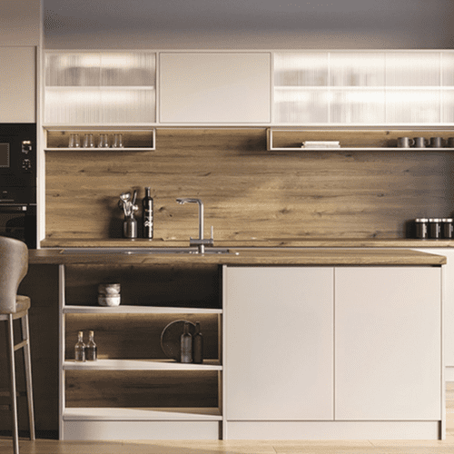 Formica Originals 38mm Postformed Worktops - Tawny Oak - Lumber PP5854