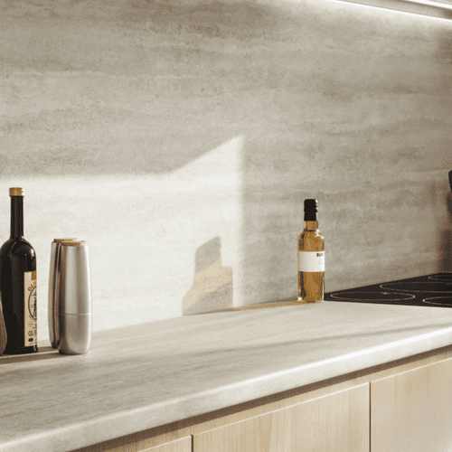 Formica Originals 38mm Postformed Worktops - Tumbled Travertine - Ardesia PP5812