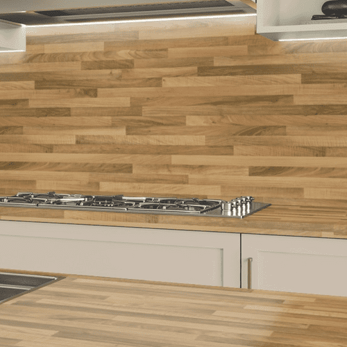 Formica Originals 38mm Postformed Worktops - Walnut Butcher Block - Woodland PP0911