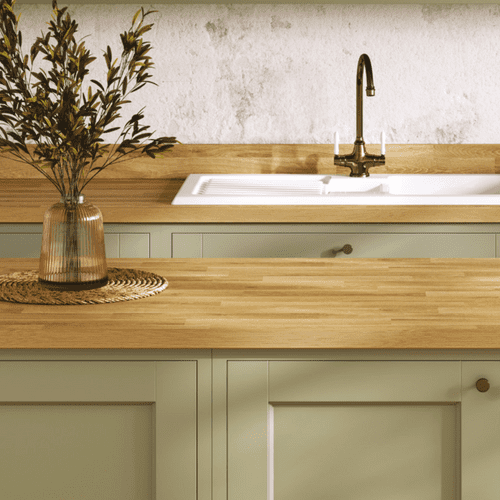 Formica Originals 38mm Square Edged Worktops - British Block - Essence PP5932