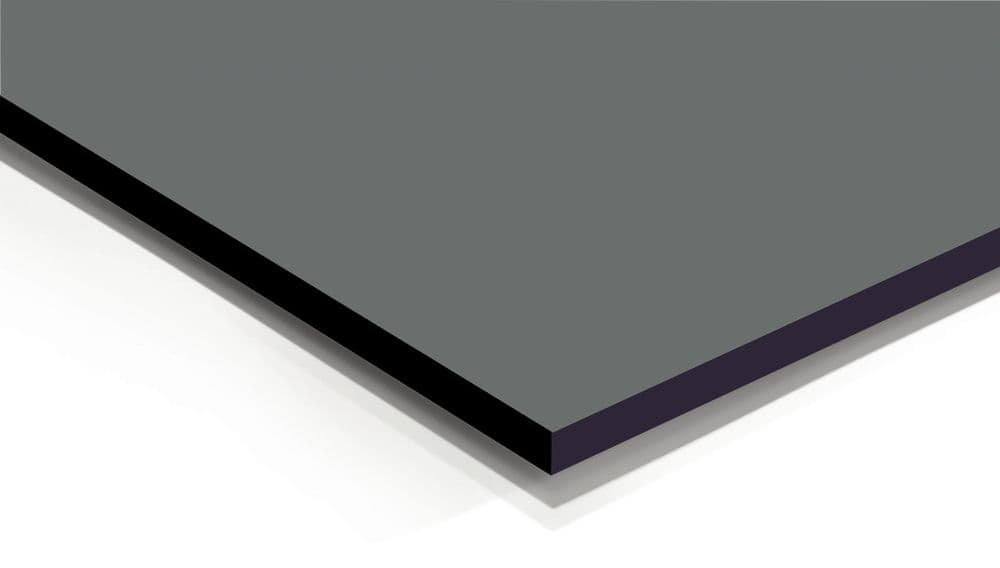 Fundermax Max Compact Interior 16mm Panels - Pastel Grey - Black Core ...