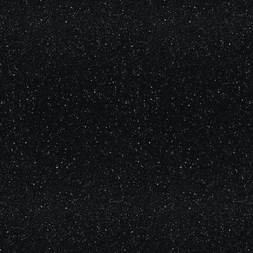 Krono Finesse 22mm Kitchen Laminate Worktops ABS Square Edged - Black Andromeda Glitter Matt GM K218