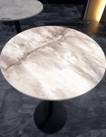 Kronospan 12mm Compact Kitchen Laminate Worktops - Breccia Vivaldo K594 SU - White Core