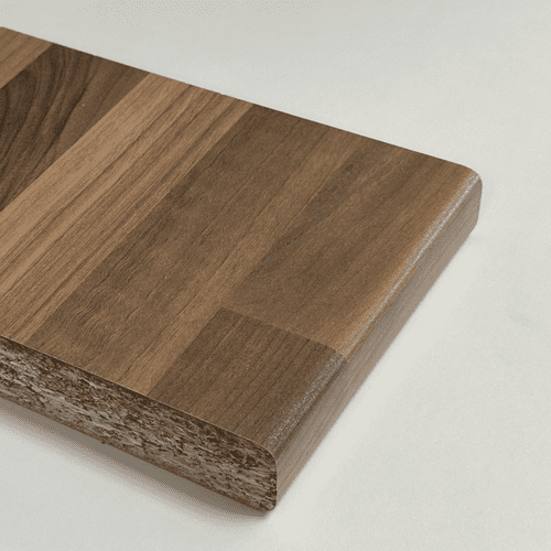 Kronospan 3m Postformed Laminate Worktops - Porterhouse Walnut 28mm K206 PE