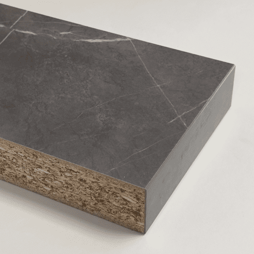 Kronospan 3m Square Edge Laminate Worktops - Pietra Grey 38mm Gloss 4892 GL