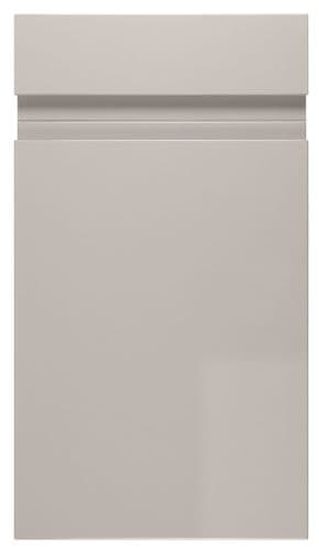 Larissa Gloss Handleless Lacquered Kitchen Doors - Cashmere