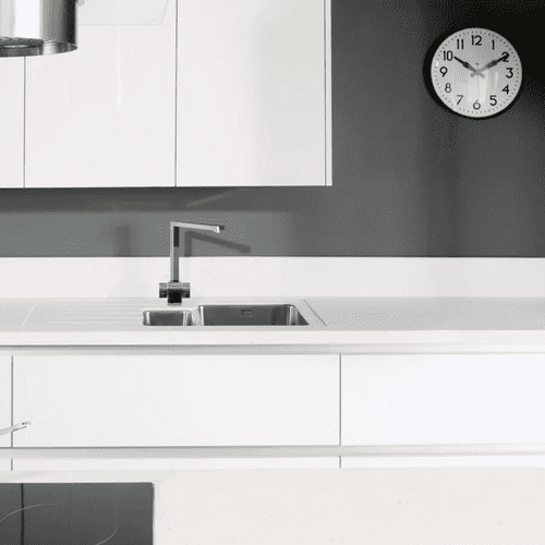Maia 28mm Solid Surface Worktops - Calcite
