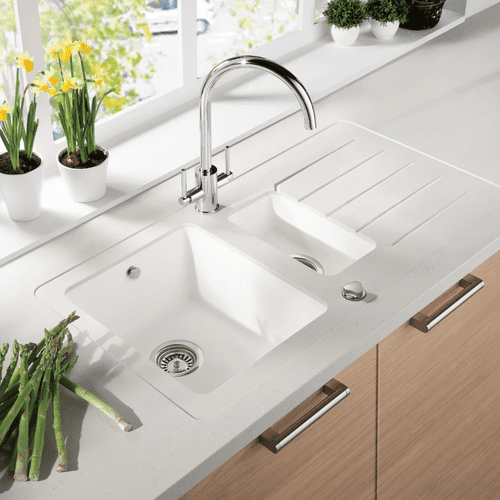 Maia 28mm Solid Surface Worktops - Fossil