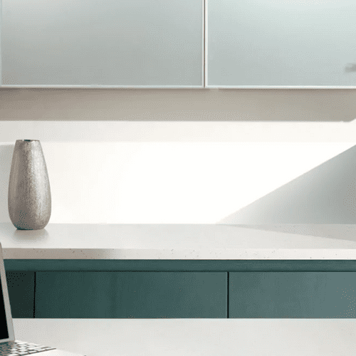 Maia 28mm Solid Surface Worktops - Vanilla