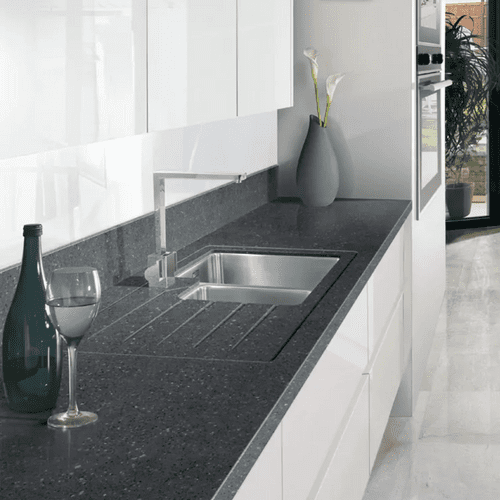 Maia 42mm Solid Surface Worktops - Greystone