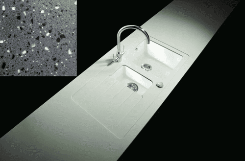 Maia Acrylic Sink Module - Greystone