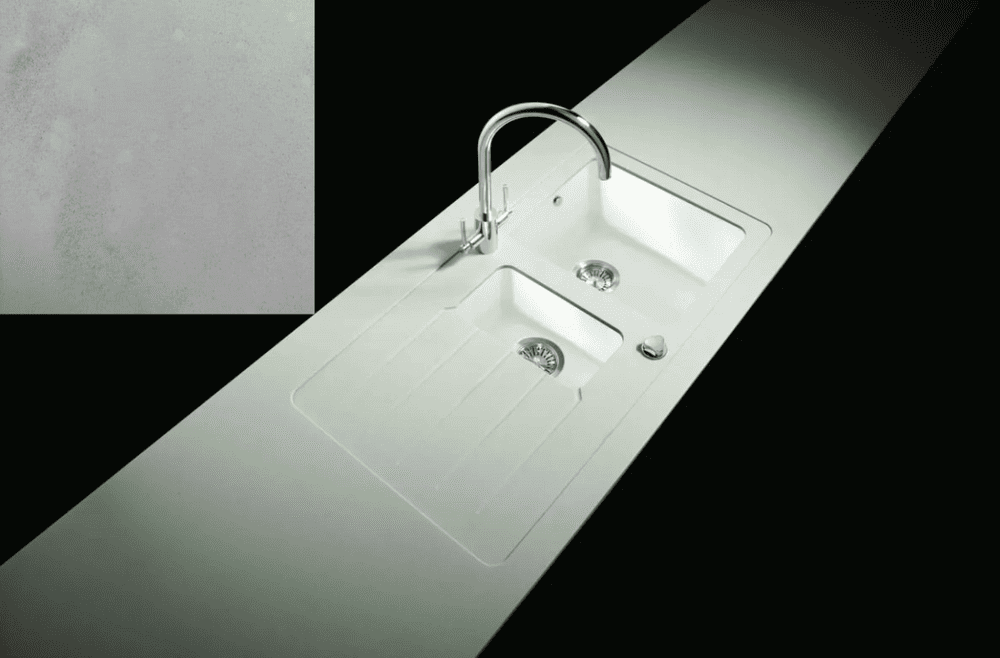 Maia Acrylic Sink Module - Snow Haze