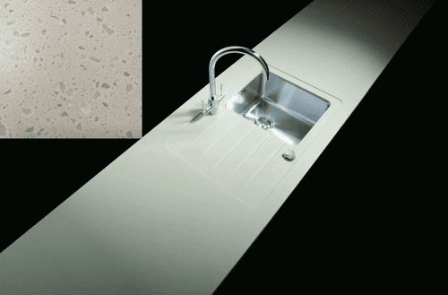 Maia Stainless Steel Sink Module - Beige Sparkle