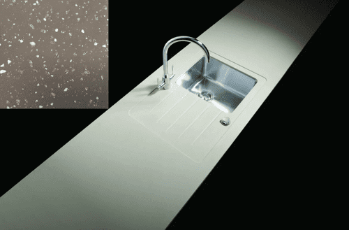 Maia Stainless Steel Sink Module -Brazilian Greige