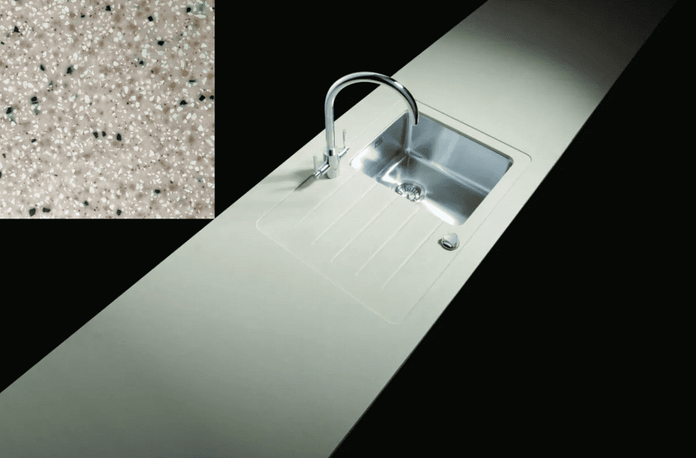 Maia Stainless Steel Sink Module - Cappuccino