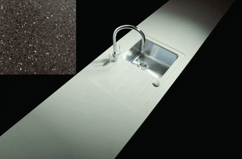 Maia Stainless Steel Sink Module - Mocha