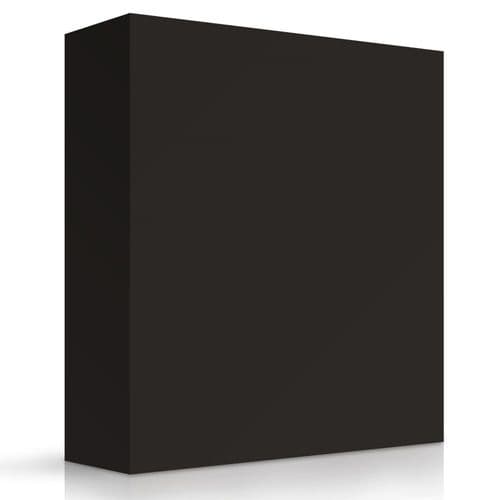 Meganite 12mm Acrylic Solid Surfaces - Dark Jet Black - 019X