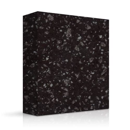 Meganite 12mm Acrylic Solid Surfaces - Raven Boulder - 810AR