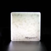 Meganite 12mm Acrylic Solid Surfaces - White Crystal Boulder - 812A - Translucent