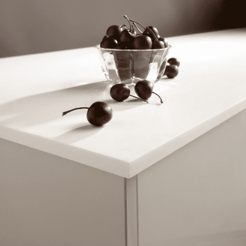 Metis 15mm Slimline Solid Surfaces - White