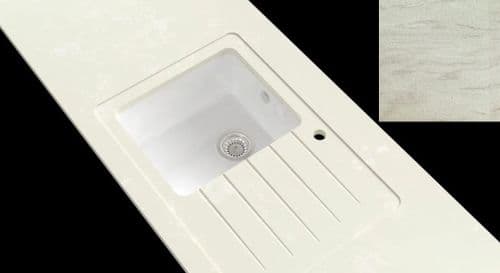 Minerva Acrylic Sink Module - Concrete Haze