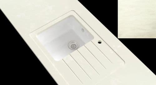 Minerva Acrylic Sink Module - Silver Haze