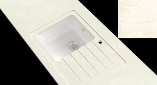 Minerva Acrylic Sink Module - Travertine Haze
