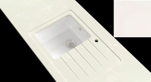 Minerva Acrylic Sink Module - White