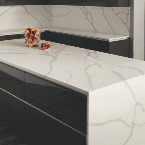 Minerva - Calcutta White - Solid Worksurfaces (CT)