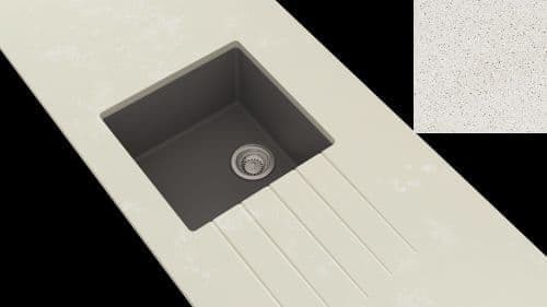 Minerva Grey Crystal Undermounted Granite Sink Modules