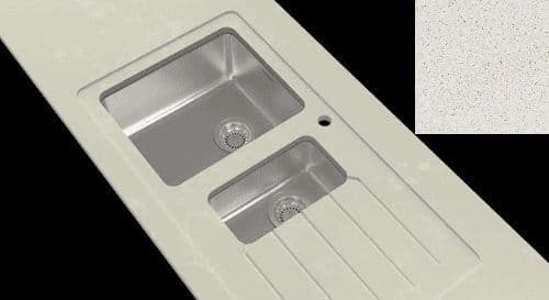 Minerva Stainless Steel Sink Module R25 - Grey Crystal