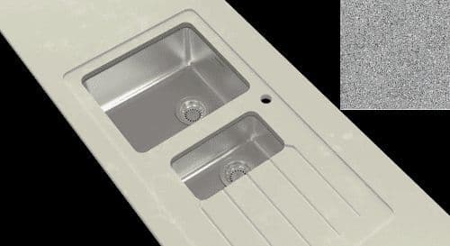 Minerva Stainless Steel Sink Module R25 - Peak Stone