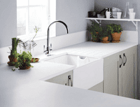 Minerva - White - Solid Worksurfaces