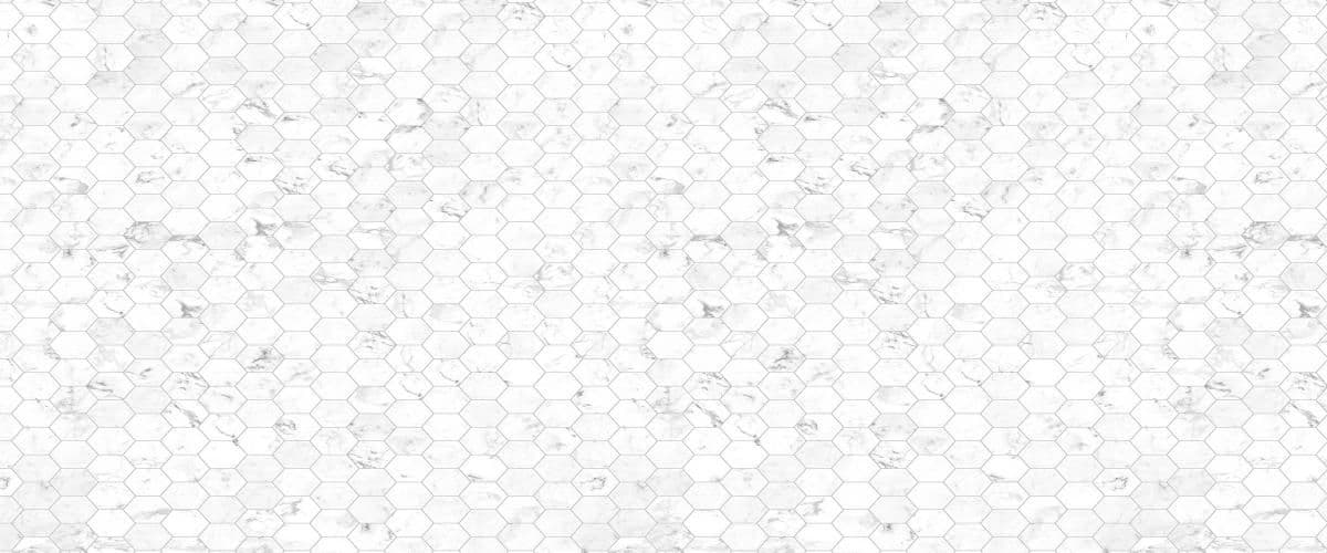 Nuance Acrylic Shower Bathroom Wall Panels Hexagon Marble Acrylic Gloss