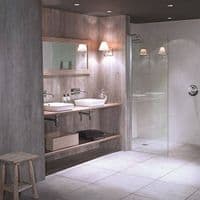 Nuance Shower Bathroom Wall Panels  - Driftwood - Grain