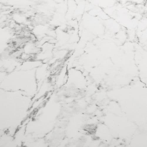 Omega Tuscany Marble 38mm Square Edge Laminate Worktop - Eggshell