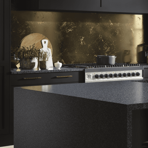 Pietra - Black Fizz Solid Surface Worktops & Accessories