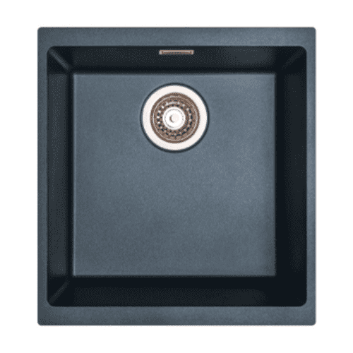 River Range - Calder - Blue Undermount/Inset Single Bowl Granite Sink 430 x 460mm