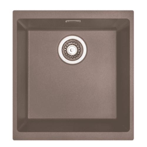 River Range - Calder - Fossil Undermount/Inset Single Bowl Granite Sink 430 x 460mm