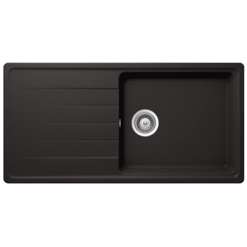 River Range - Caroni - Black Inset Single Bowl Granite Sink 1000 x 500mm